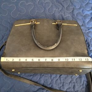 Women's Handle Satchel Purse grey